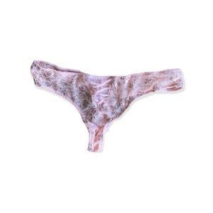 VS Pink Thong Pantie Medium
